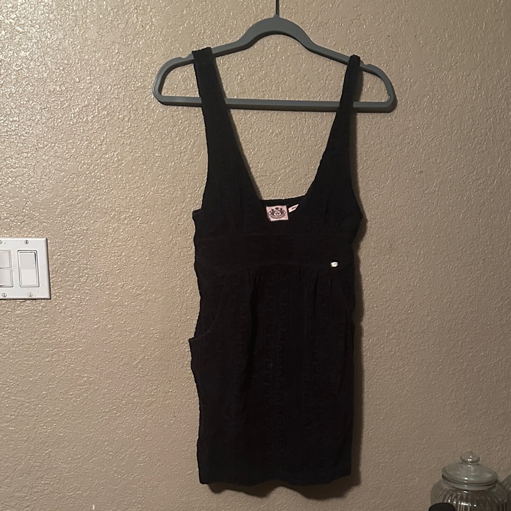 Juicy Couture Elegant Black Velvet Dress